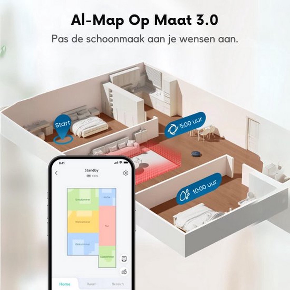 Clean X10 Pro Omni Robotstofzuiger met dweil