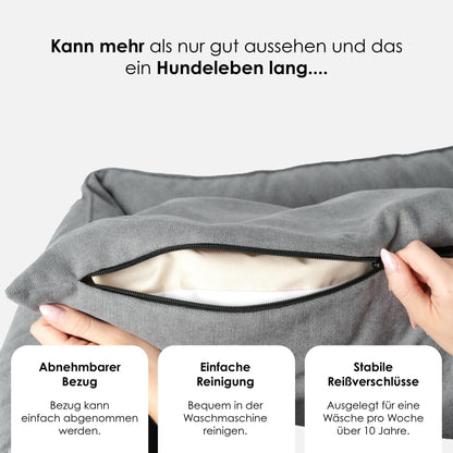 Orthopedisch hondenbed The Cloud (donkergrijs)