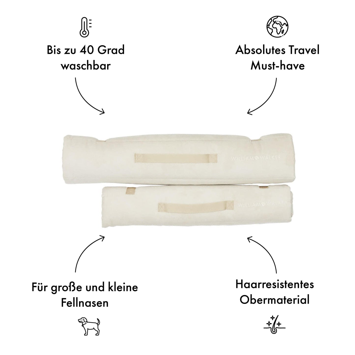 Hondenmat Travel Sand (Beige)