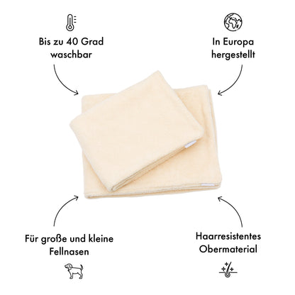 Comfy Sand hondendeken (beige)