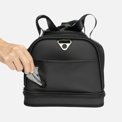 Cloud Nest hondendraagtas voor in het vliegtuig (zwart)